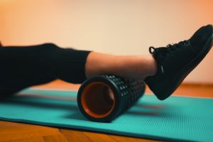 Foam rolling leg flexibility cross education