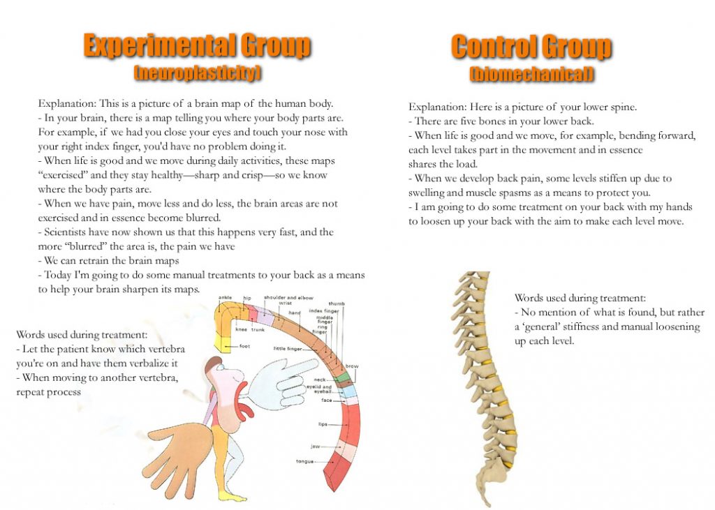 neurological biomechanical pain explanation