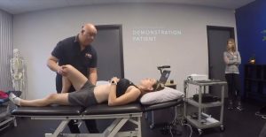 antony lo physio detective treats patient with hip flexor pain